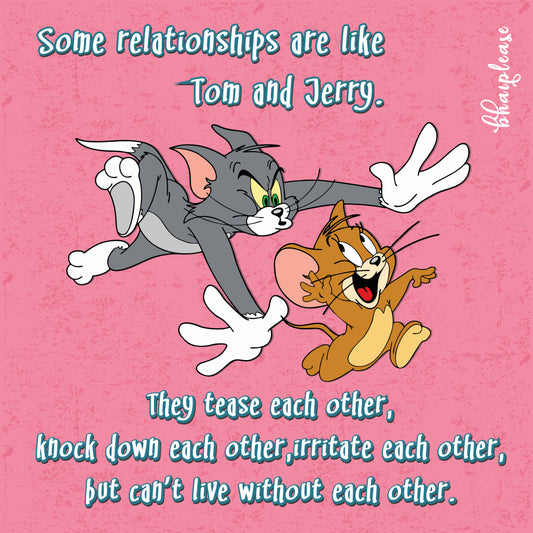 Tom and Jerry Wooden Coaster