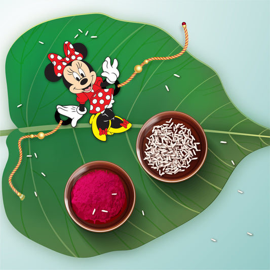 Minnie Wooden Rakhi/Lumba