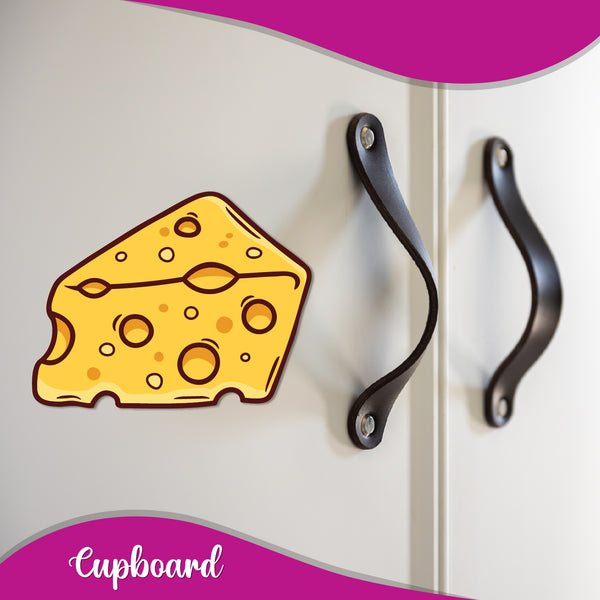 Foodie cheese magnet for fridge