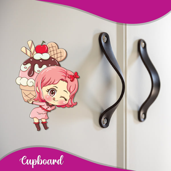 Sweet baker and cake magnet for your kitchen