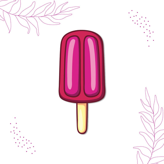 Cute pink ice cream fridge accessory