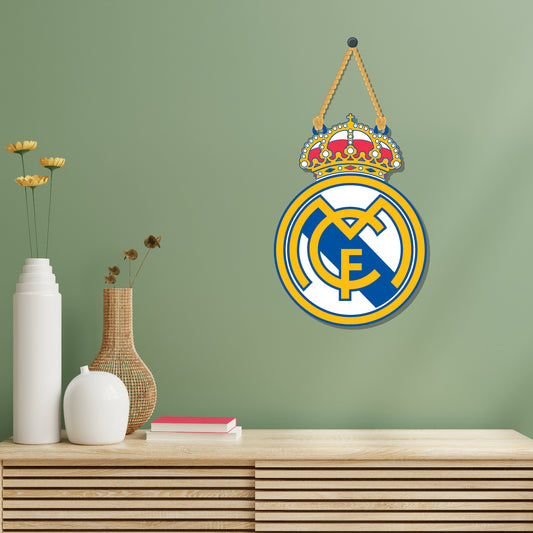 Real Madrid Wooden Wall Hanging