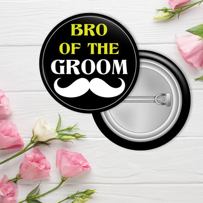 Brother of the Groom Wedding Badge