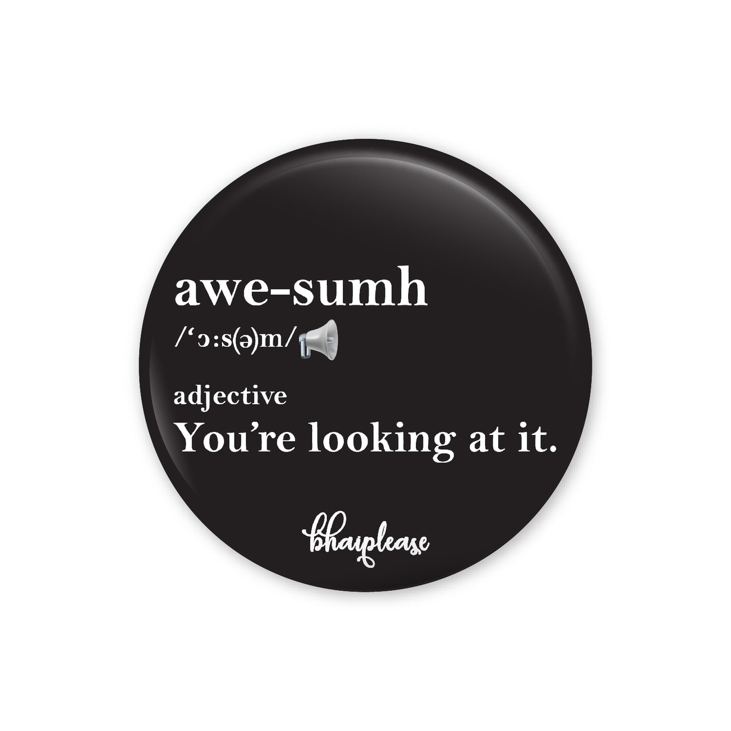Awesome Pin Badge
