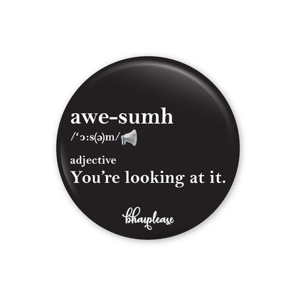 Awesome Pin Badge