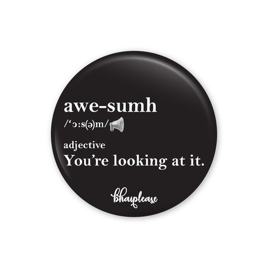 Awesome Pin Badge