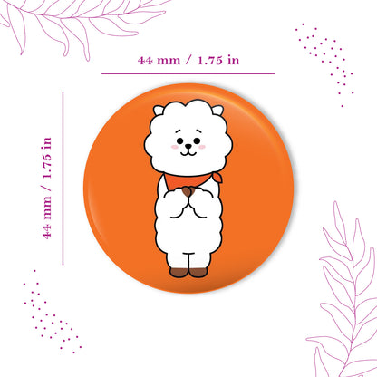 BTS Jin Pin Badge