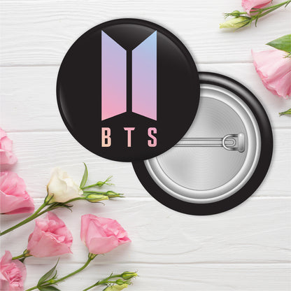 BTS Logo Pin Badge