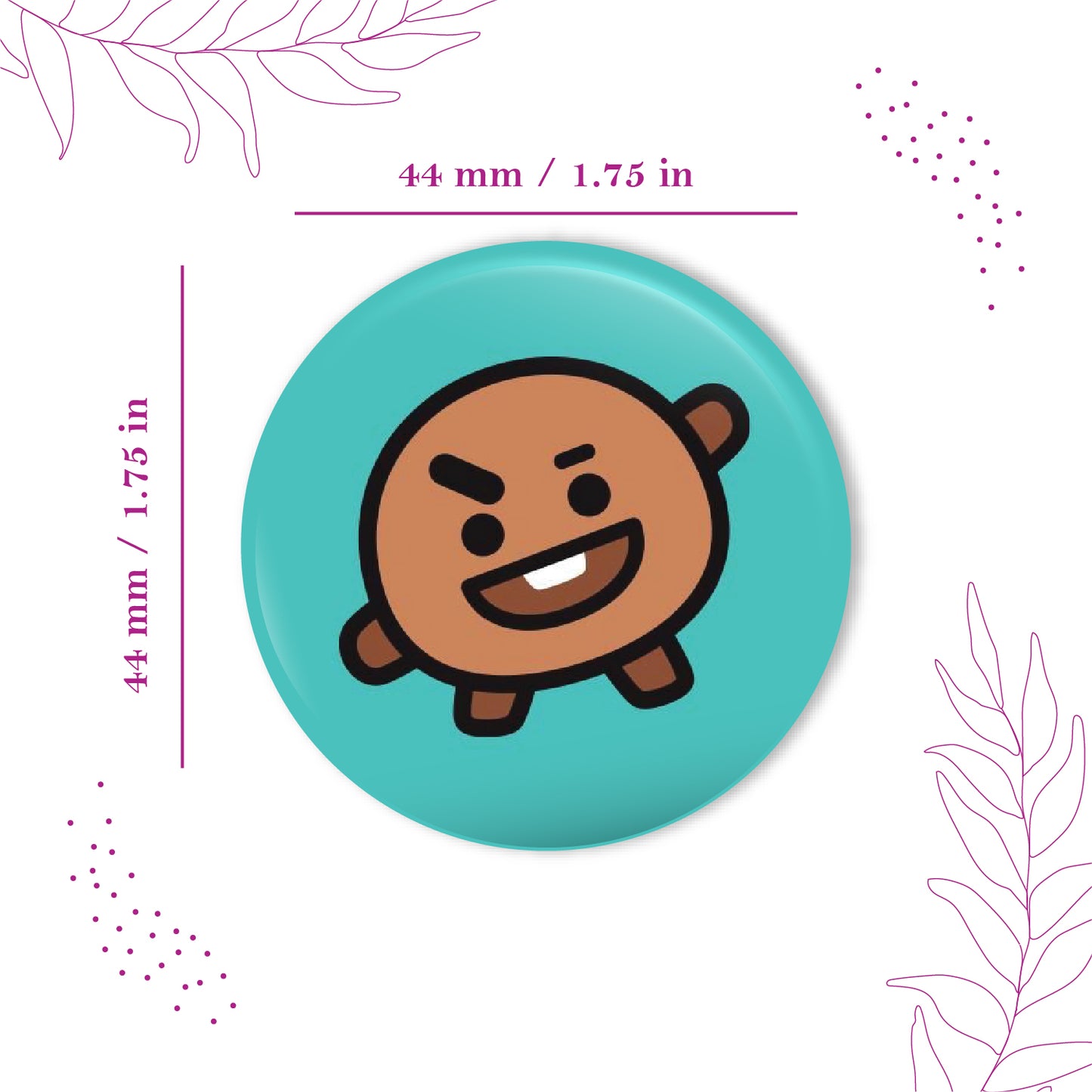 BTS Suga Pin Badges