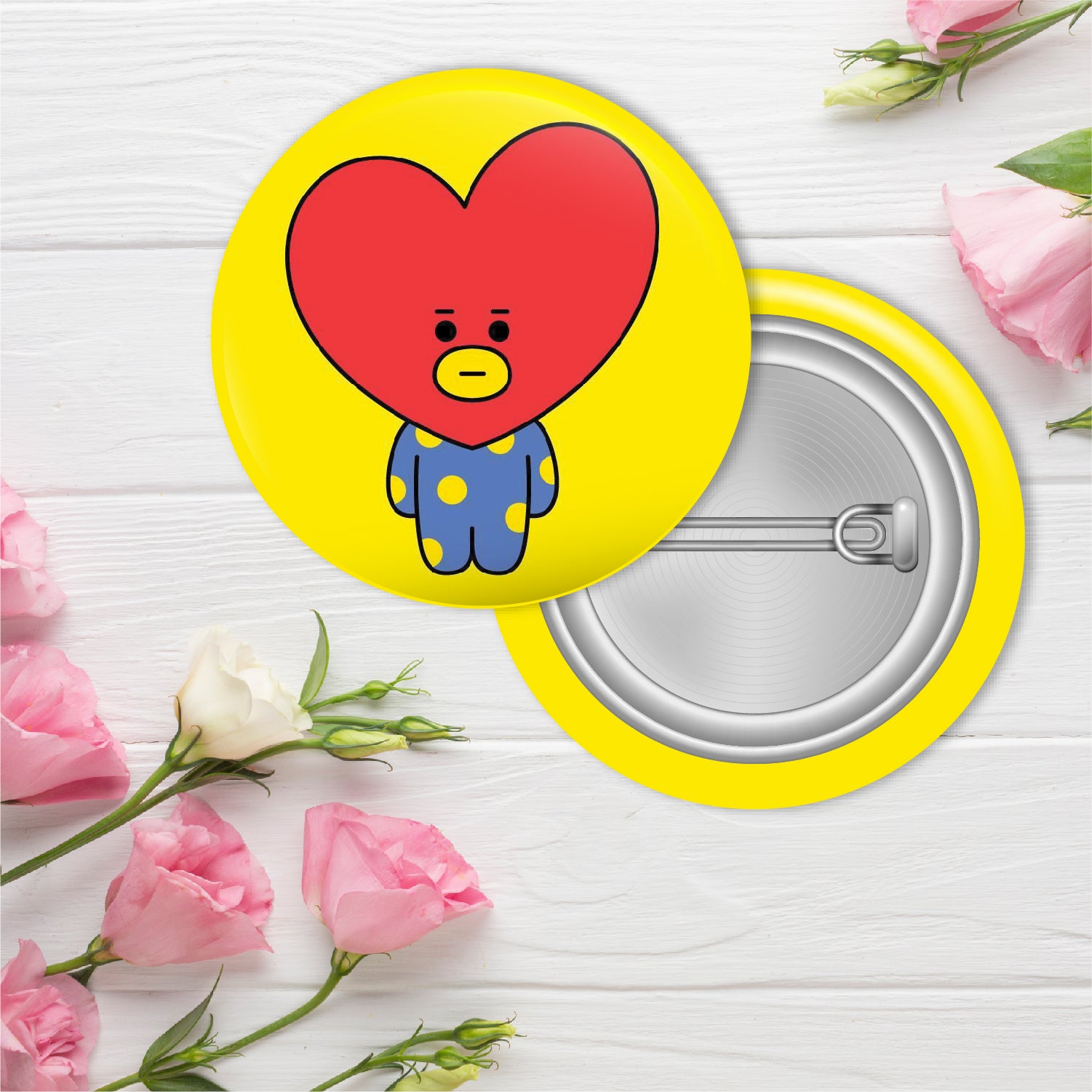BTS V Pin Badge