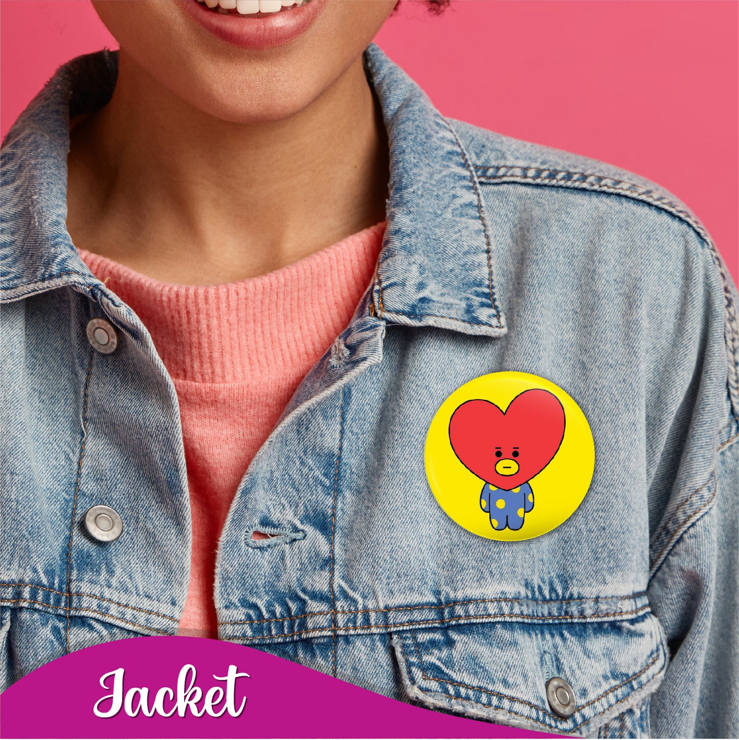 BTS V Pin Badge