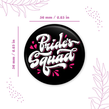 Bride Squad Wedding badges