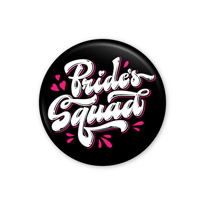 Bride Squad Wedding badges
