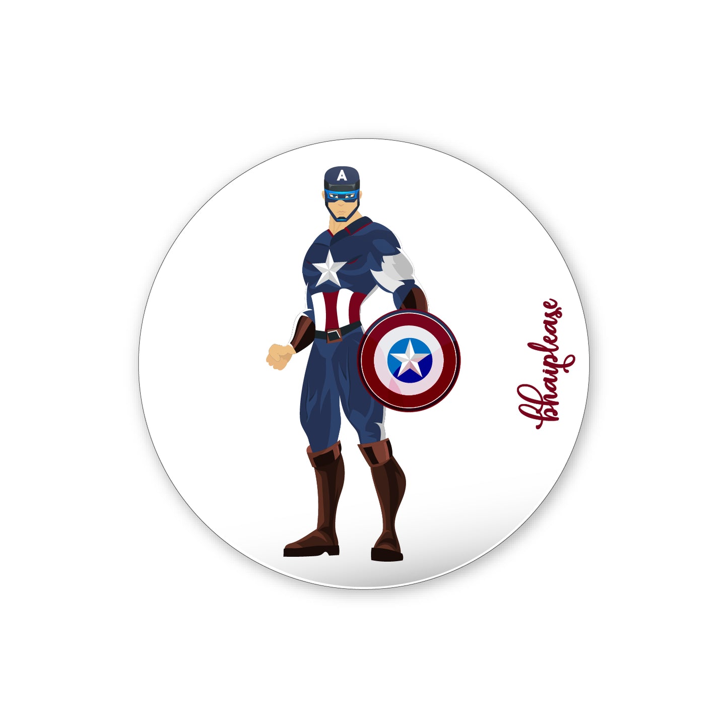 Captain America Pin Badges