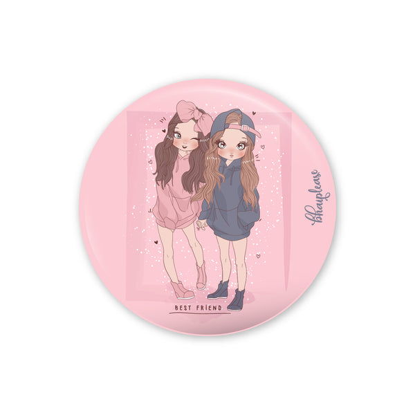 Girl Friends Pin Badge