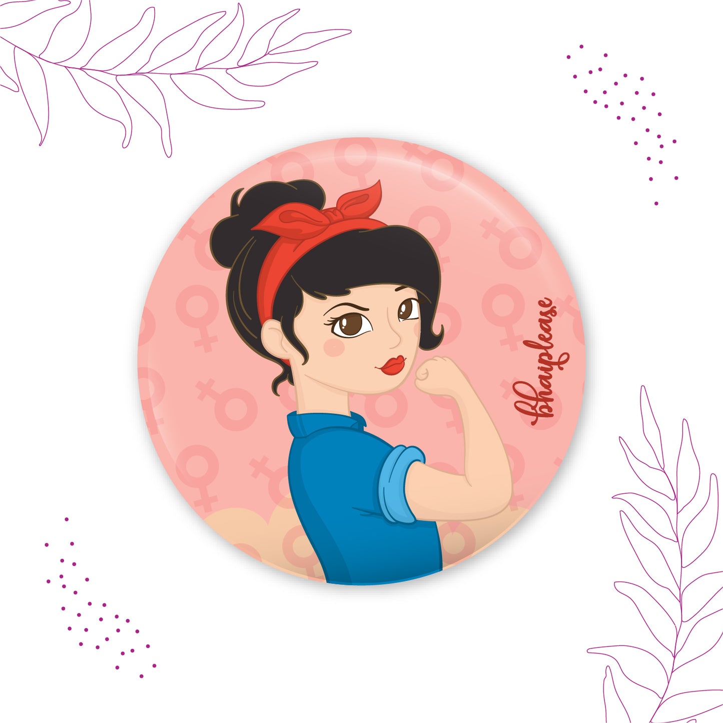 Girl Power Pin Badge