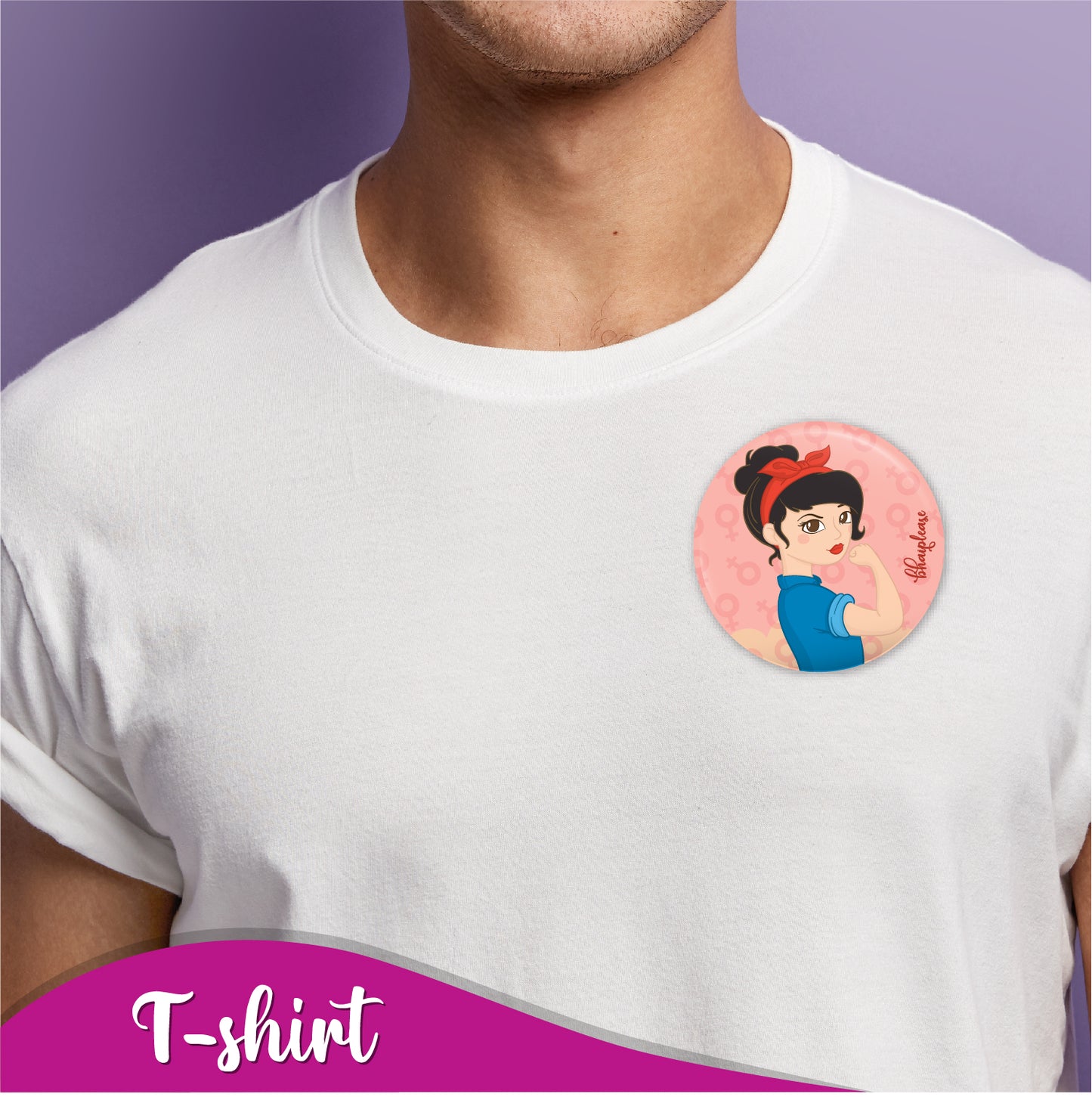 Girl Power Pin Badge