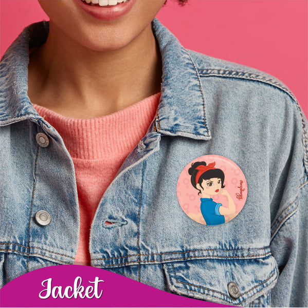 Girl Power Pin Badge