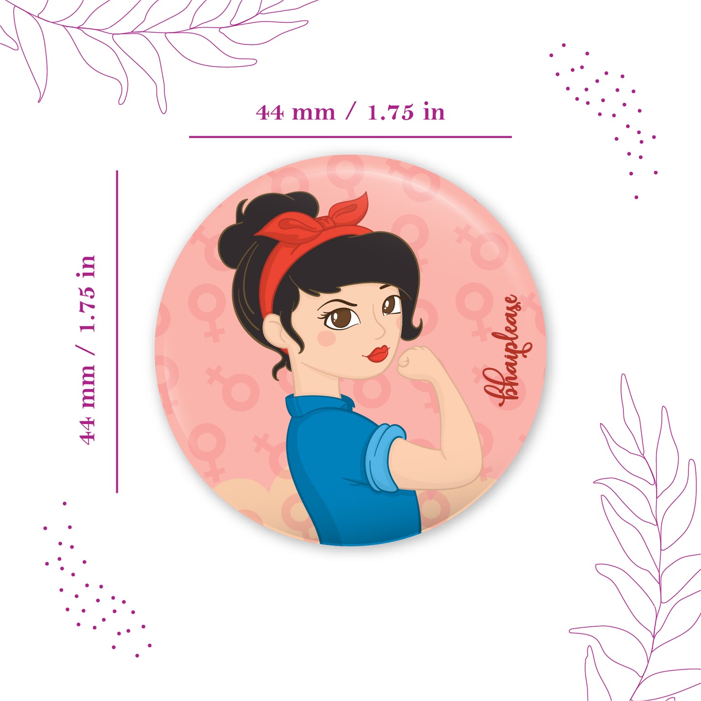 Girl Power Pin Badge