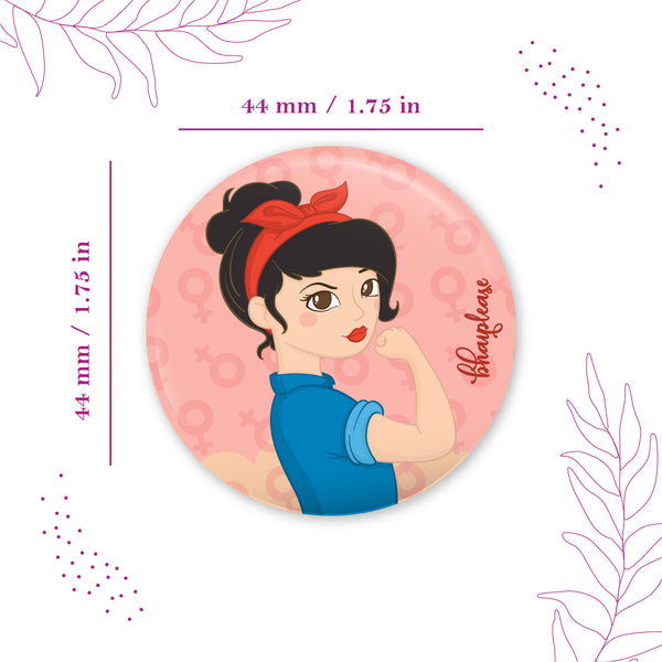 Girl Power Pin Badge