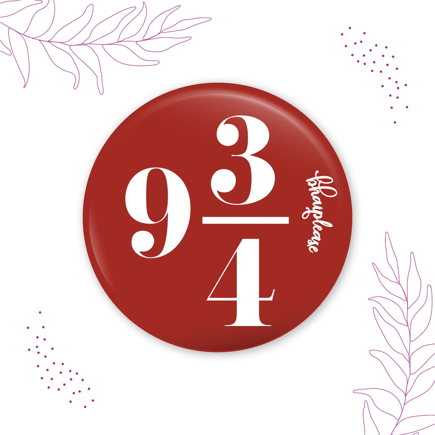 Harry Potter-9-3/4 Pin Badge