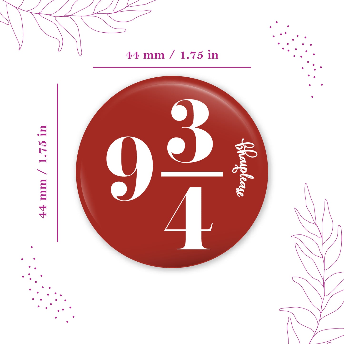 Harry Potter-9-3/4 Pin Badge