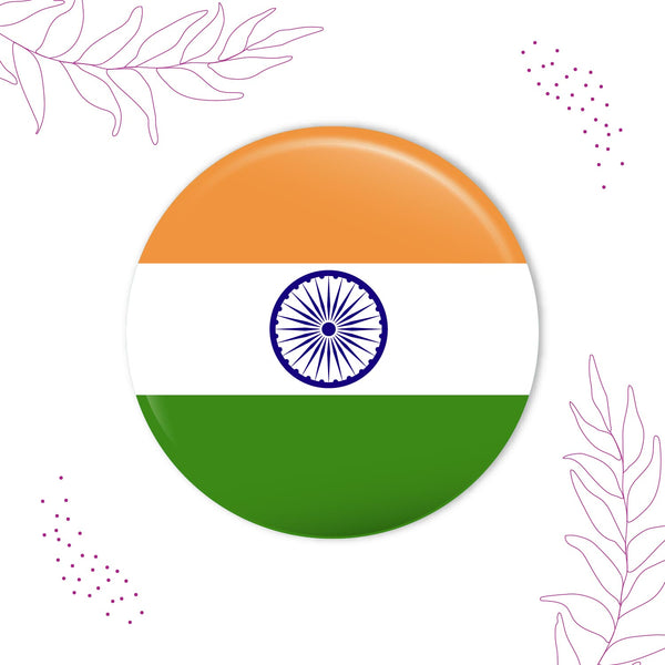 India Flag Pin Badge