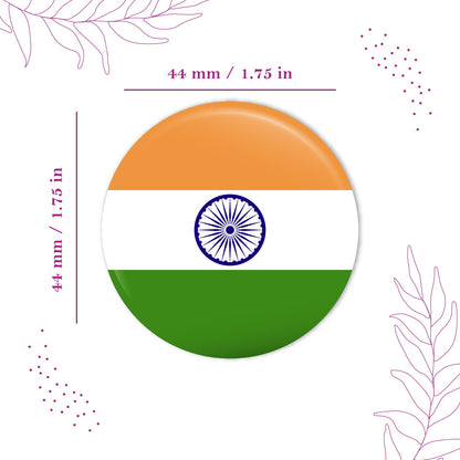 India Flag Pin Badge