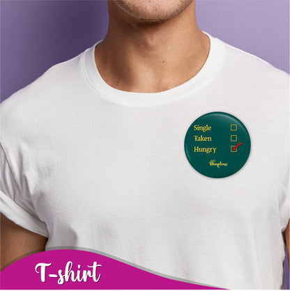 Relationship status Pin Badge