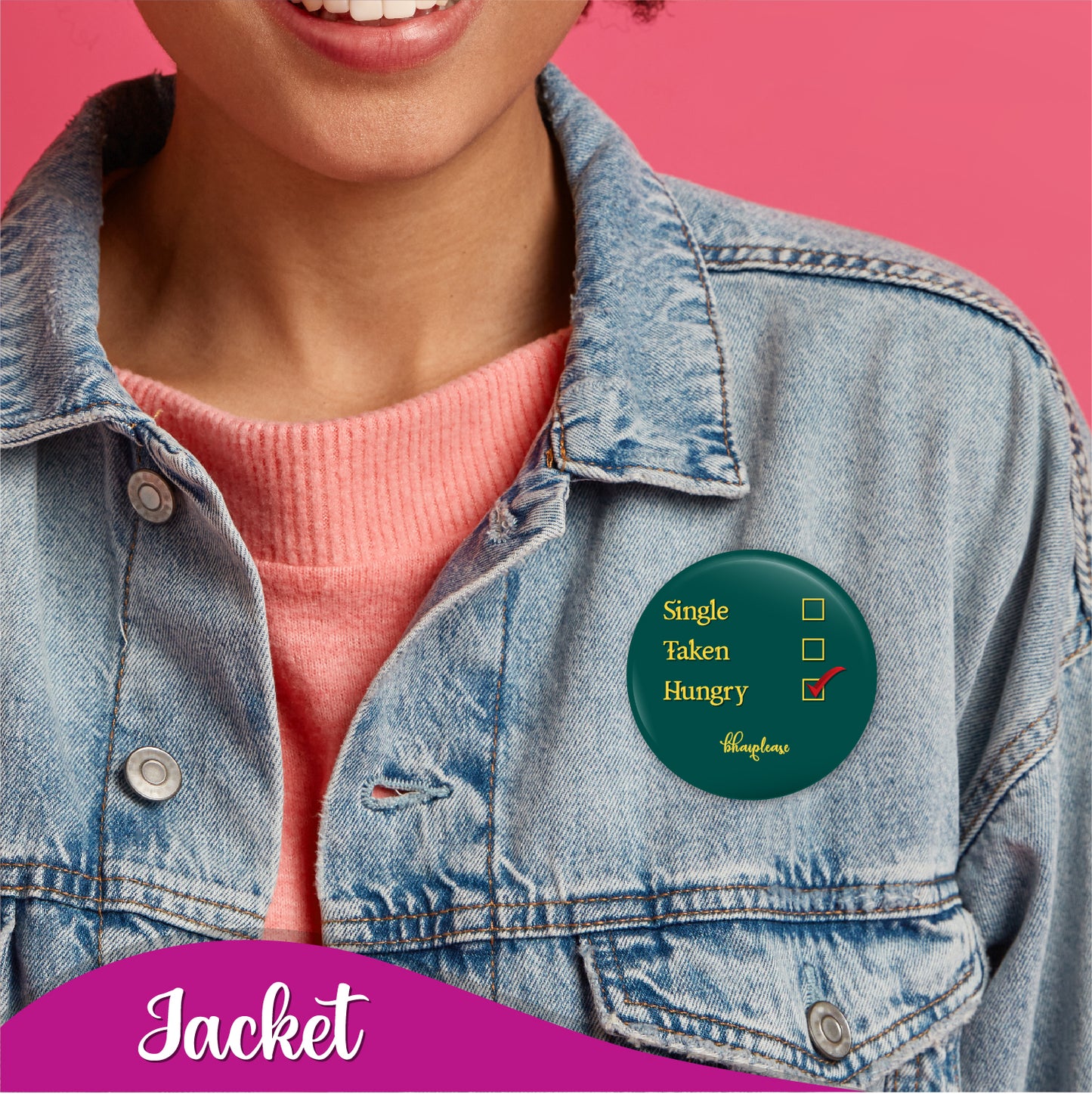 Relationship status Pin Badge