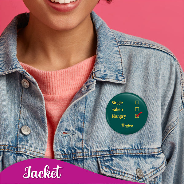 Relationship status Pin Badge