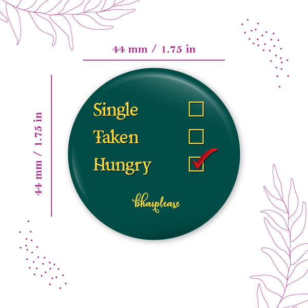Relationship status Pin Badge