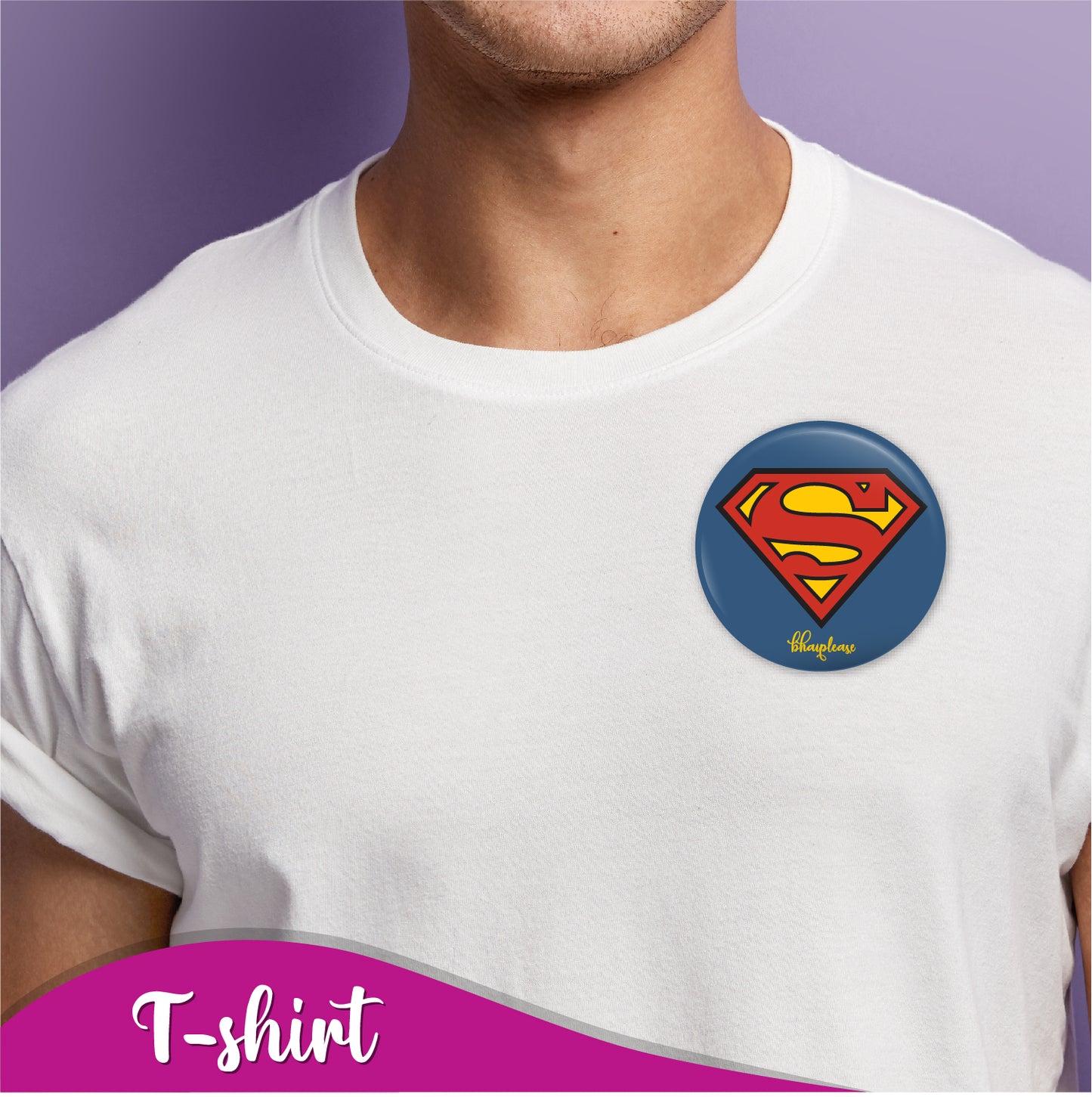 Superman Pin Badge