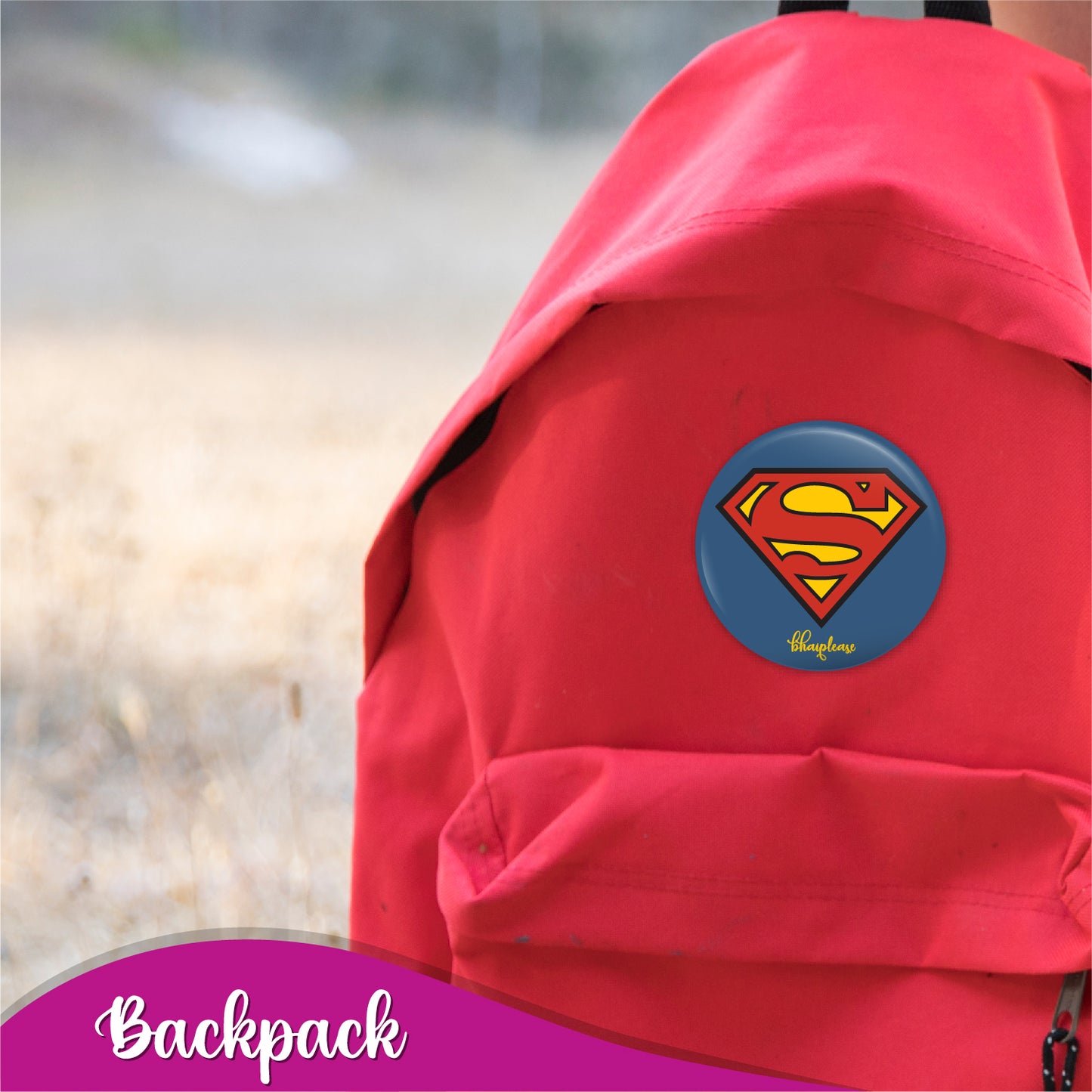 Superman Pin Badge