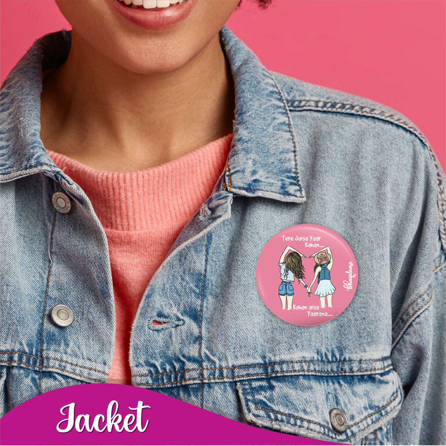 Tere Jaisa Yaar Kahan Pin Badge