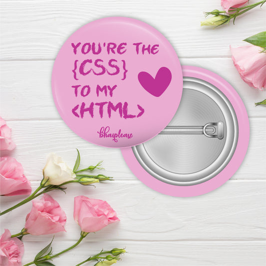 You're css to my Html Pin Badge