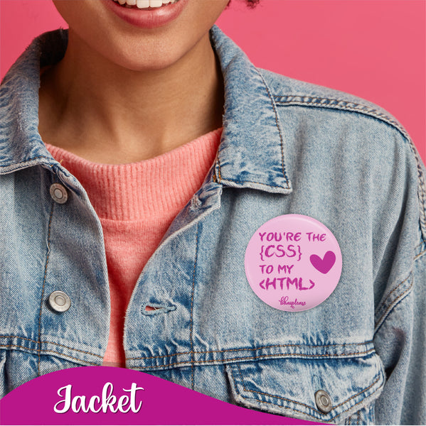 You're css to my Html Pin Badge