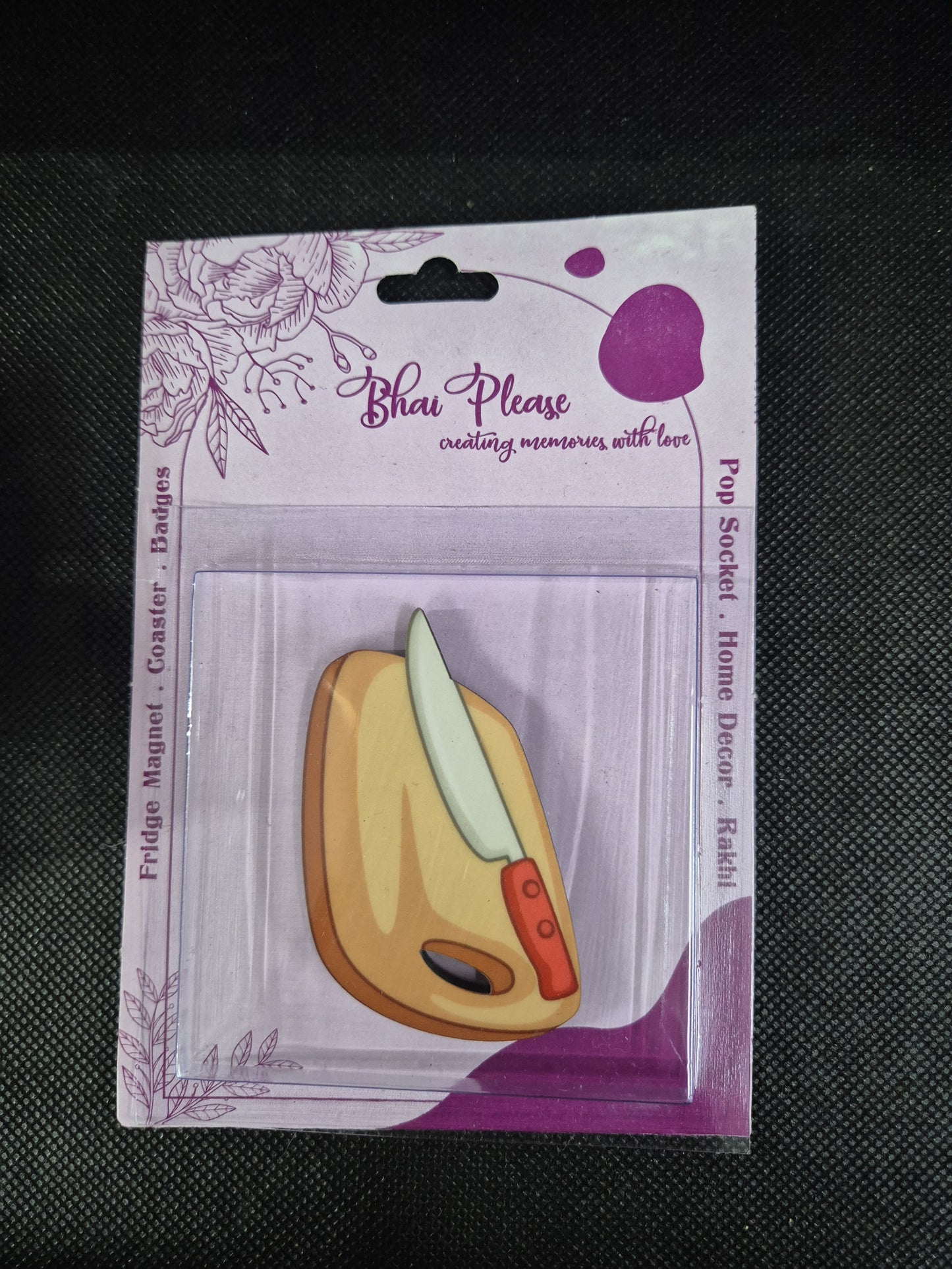 Chopping Board Wooden Fridge Magnet