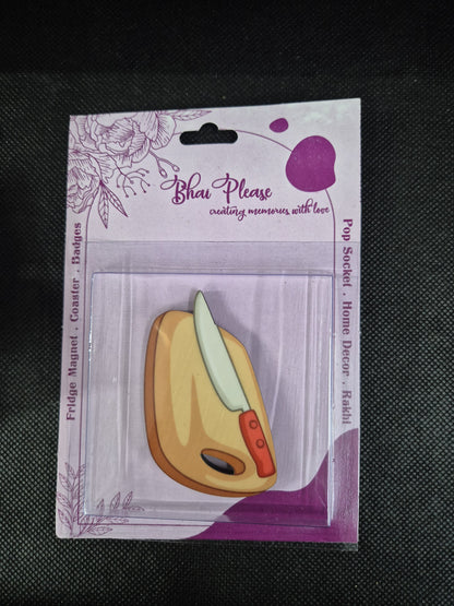 Chopping Board Wooden Fridge Magnet
