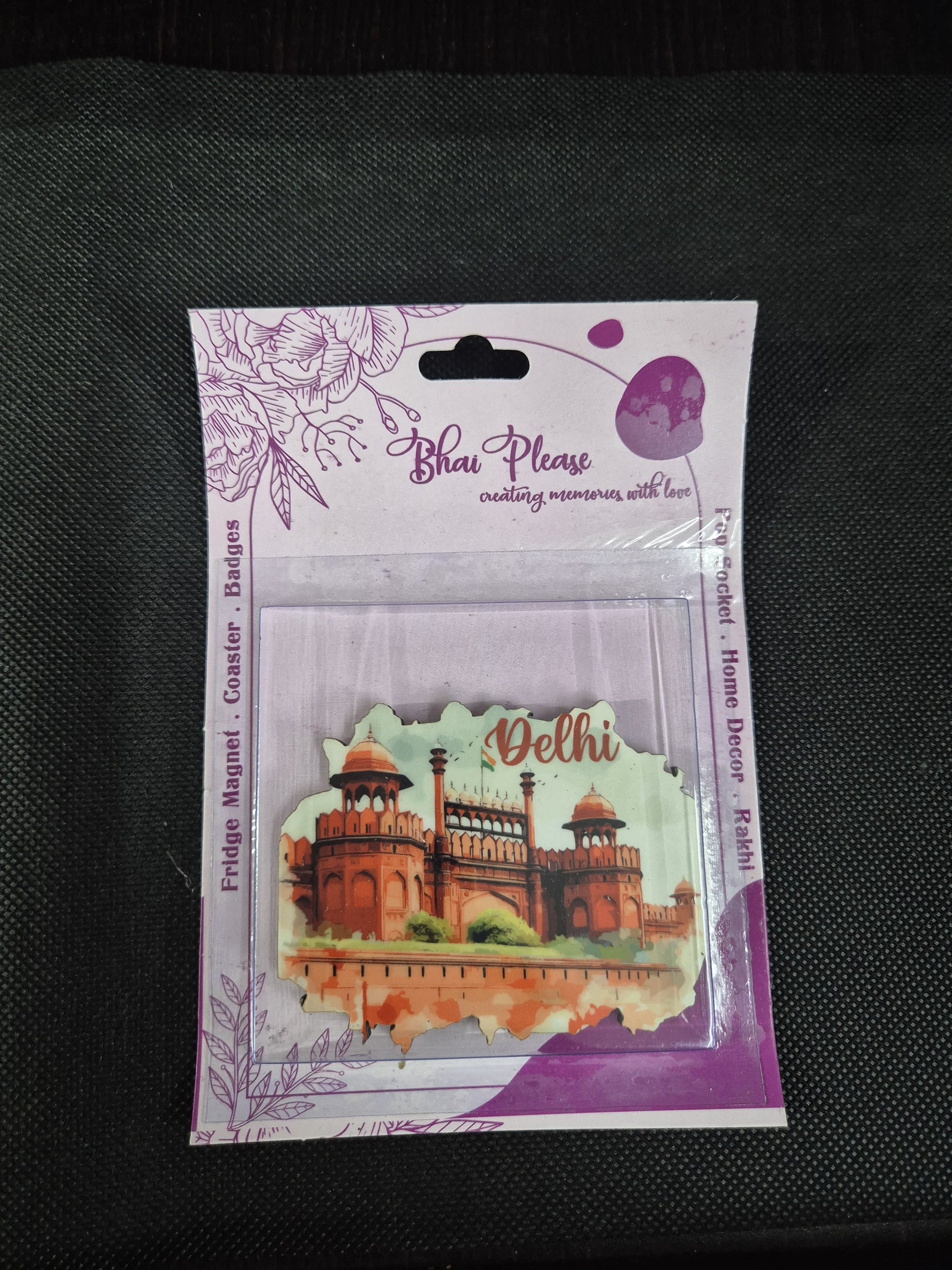 Delhi Fridge Magnet Packed piece 