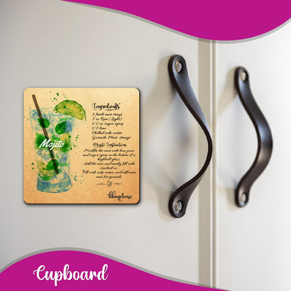 Mojito Cocktail Fridge Magnet
