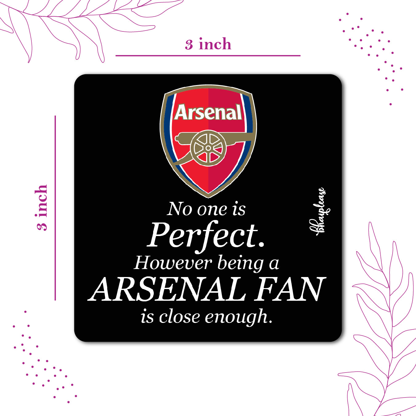 Arsenal Wooden Fridge Magnet
