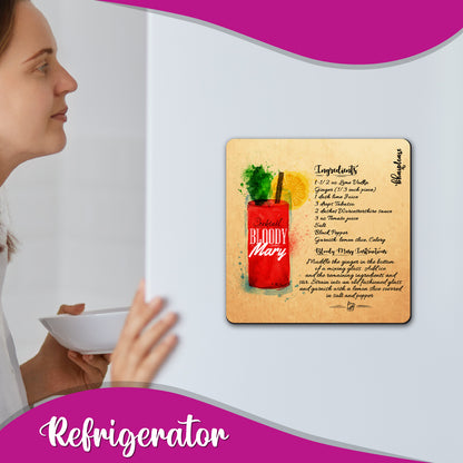 Bloody Mary Cocktail Fridge Magnet