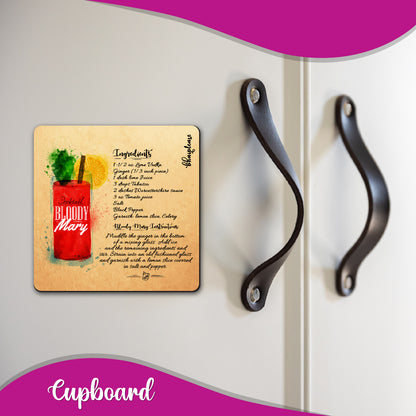 Bloody Mary Cocktail Fridge Magnet