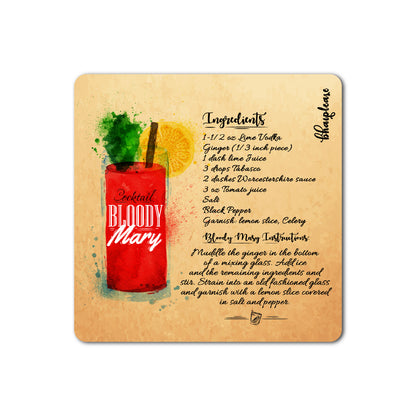 Bloody Mary Cocktail Fridge Magnet