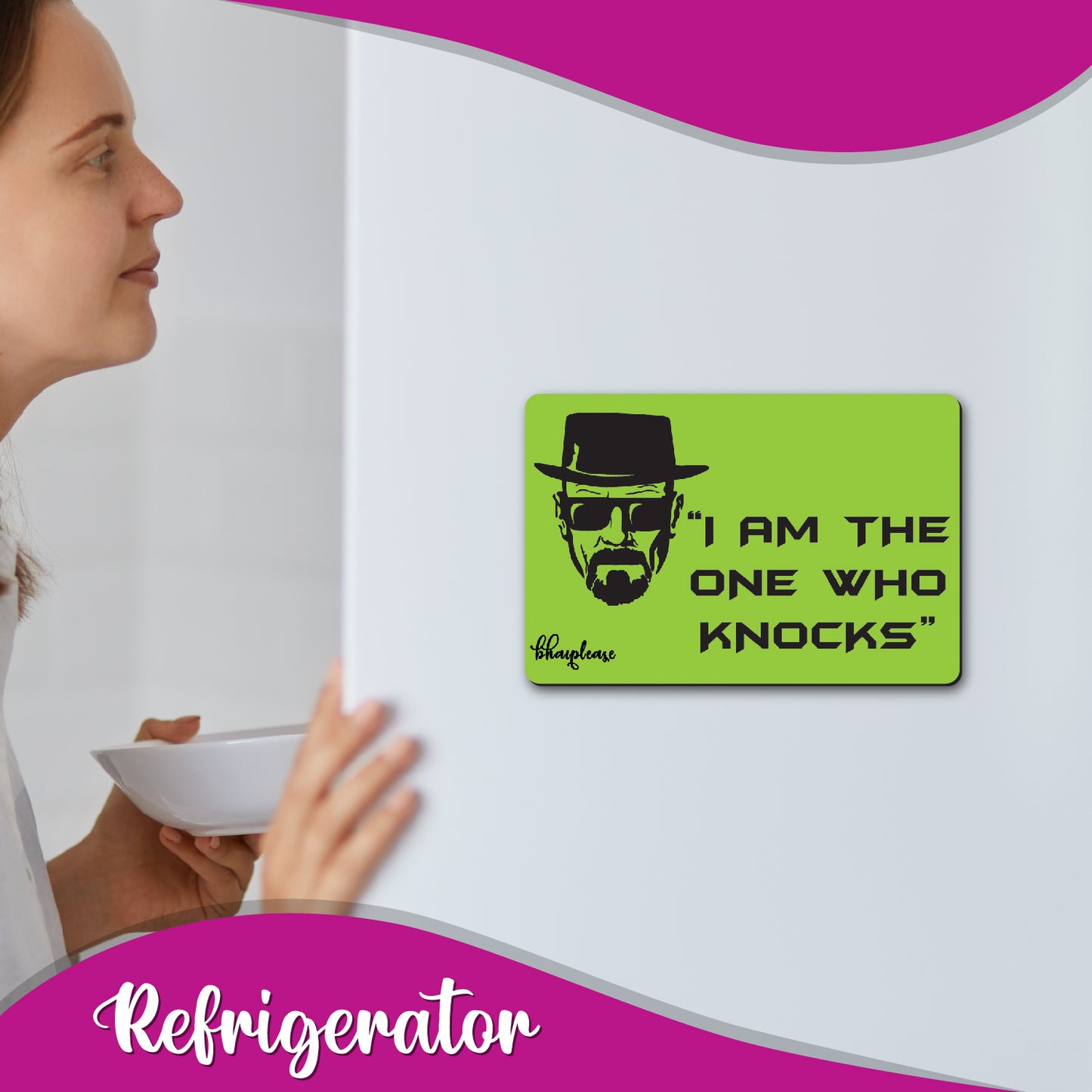 Breaking Bad Fridge Magnet | I Am The One Who Knocks