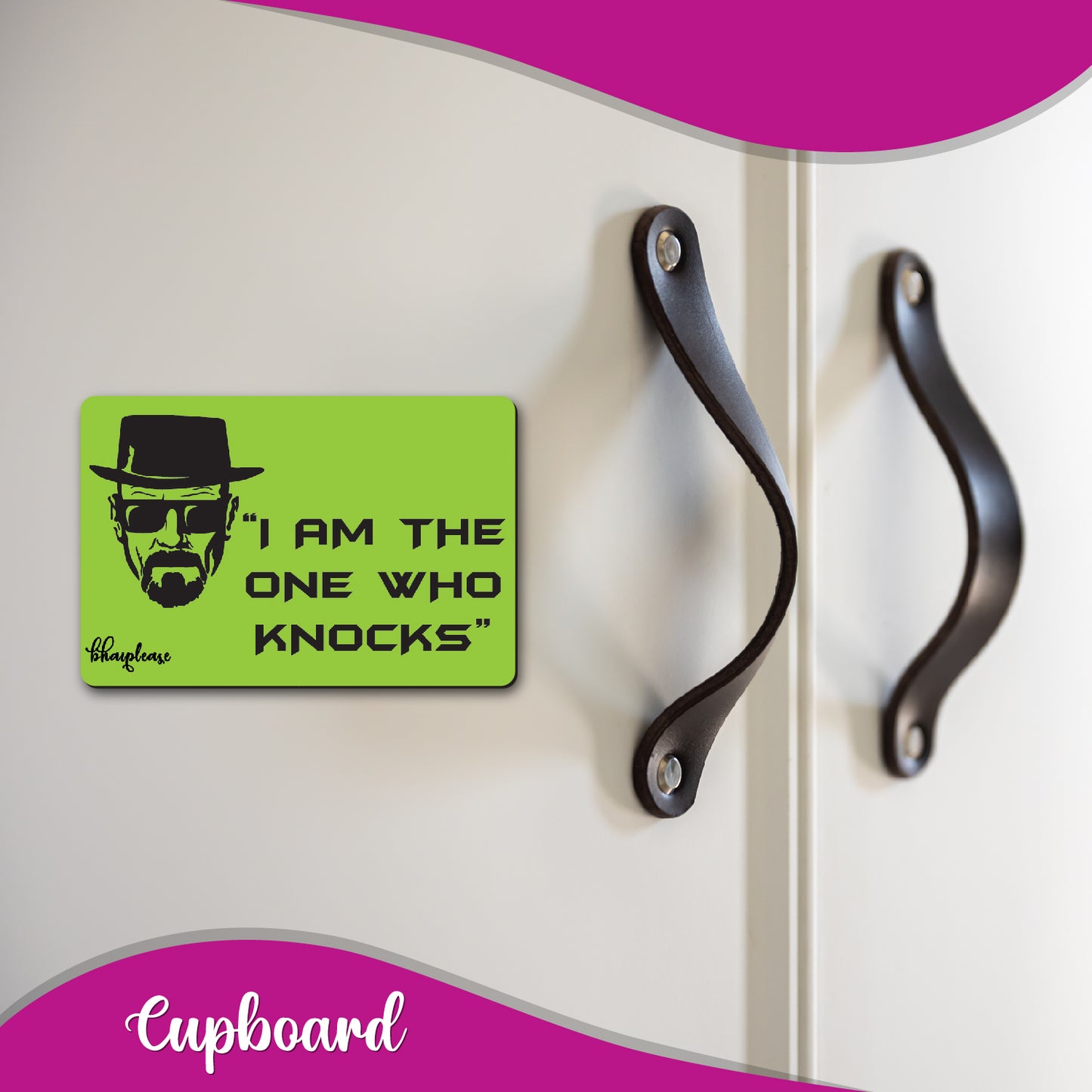 Breaking Bad Fridge Magnet | I Am The One Who Knocks