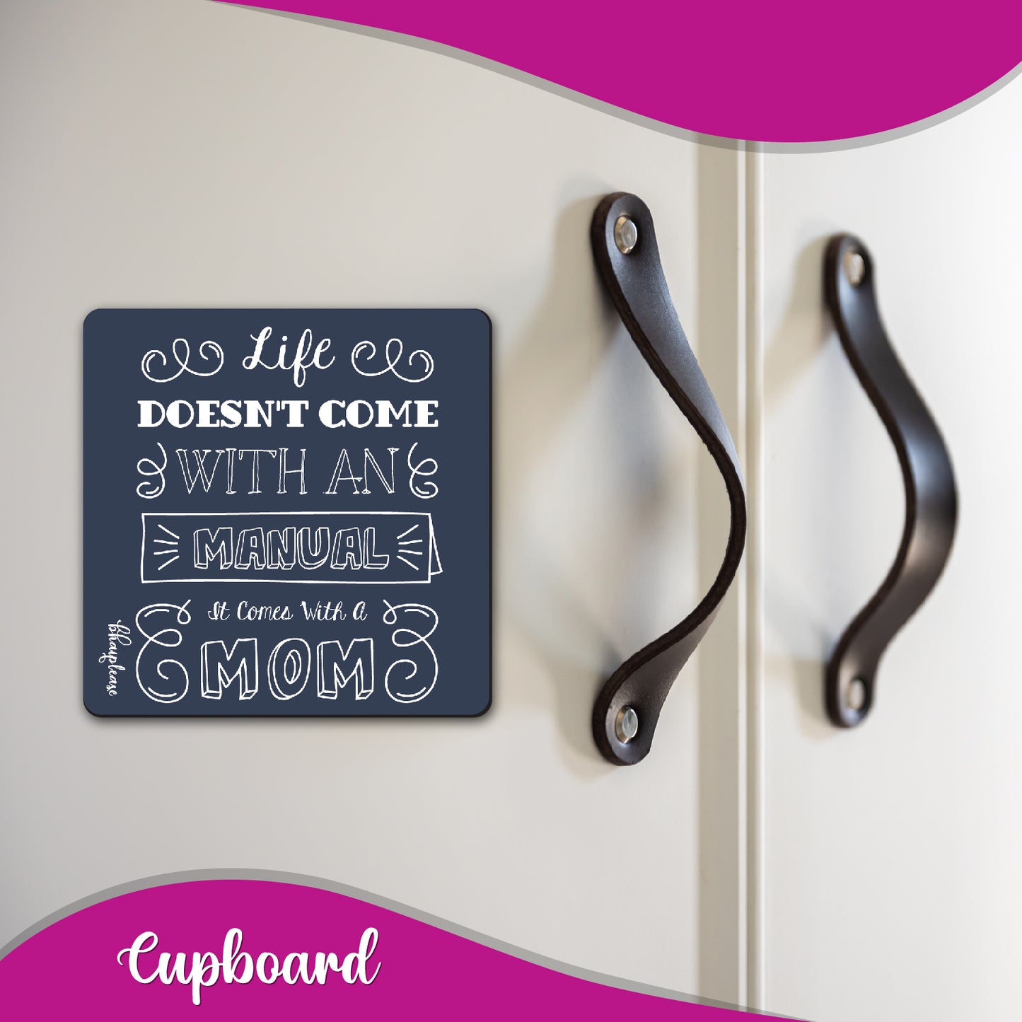 Life Comes With A Mom Fridge Magnet
