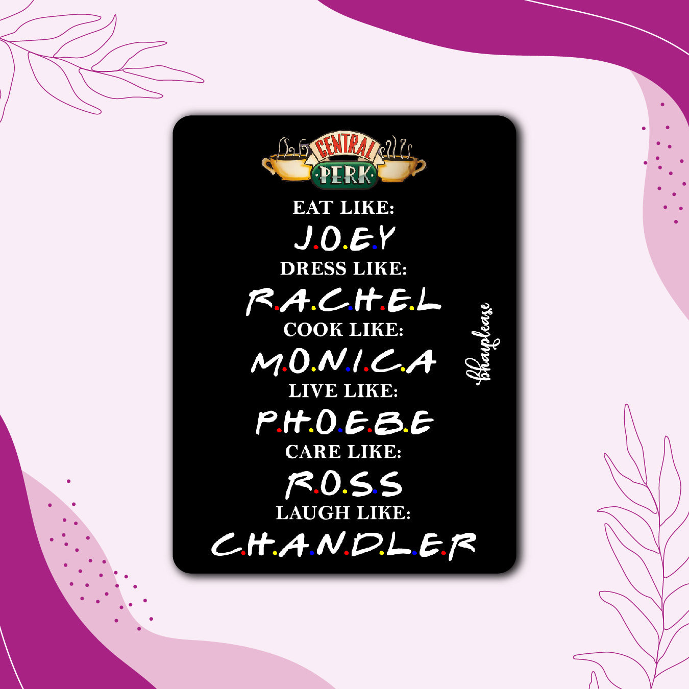 Friends TV Series Fridge Magnet | Central Perk