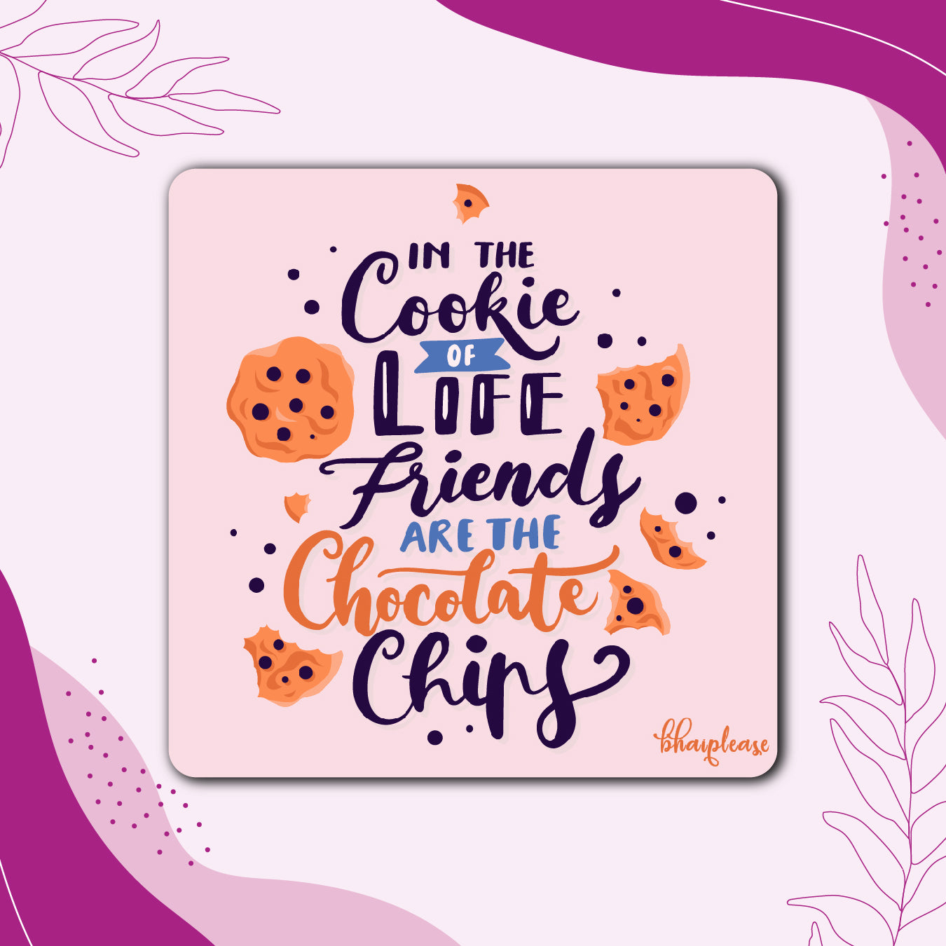 Cookie of Life Friends Fridge Magnet